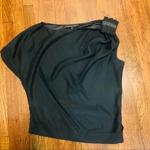 Cynthia Steffe Black Silk Top